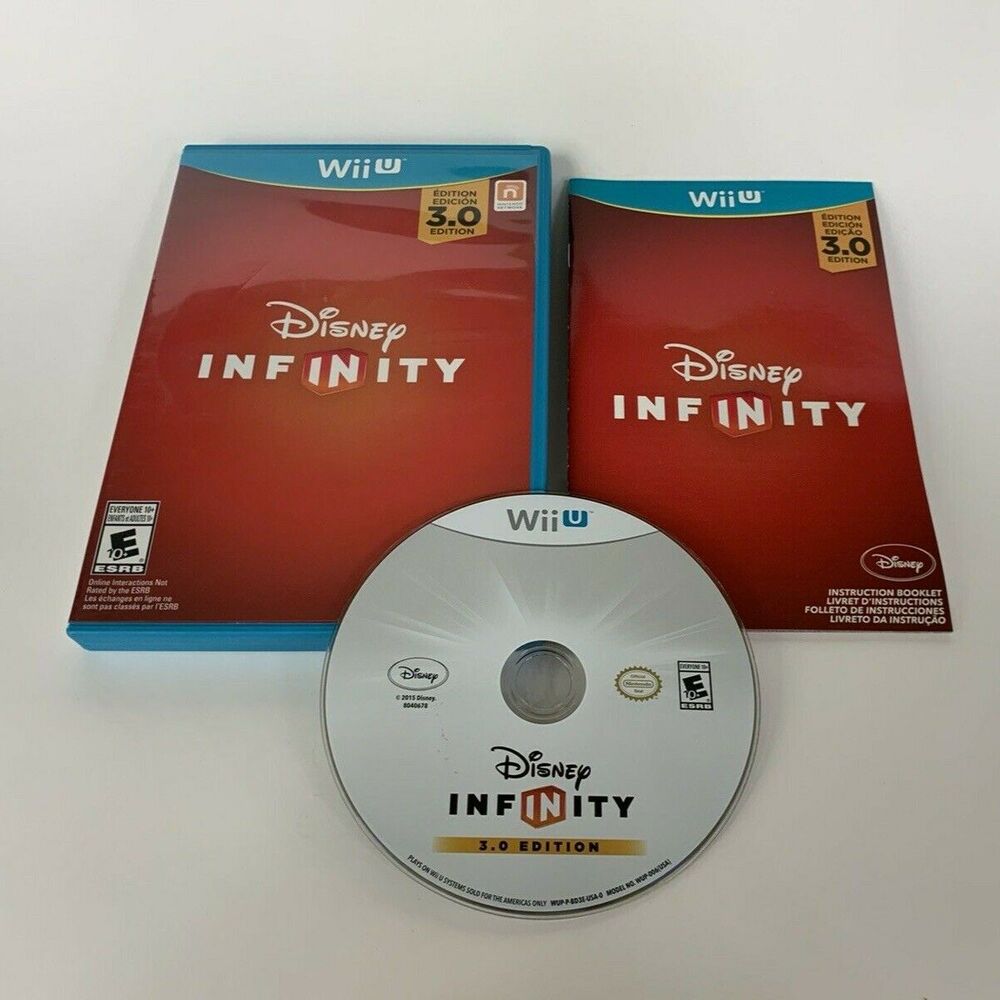 Disney Infinity 3.0 Edition (Nintendo Wii U, 2015) Complete Game